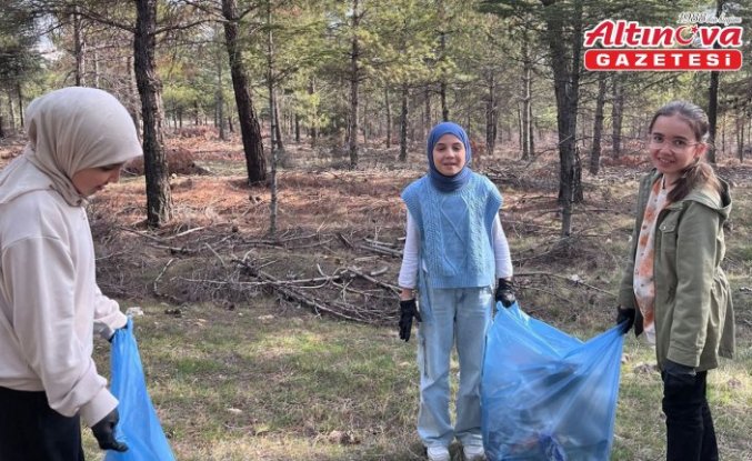 Ankara'da sınıfı bir günlüğüne ormana taşıdılar