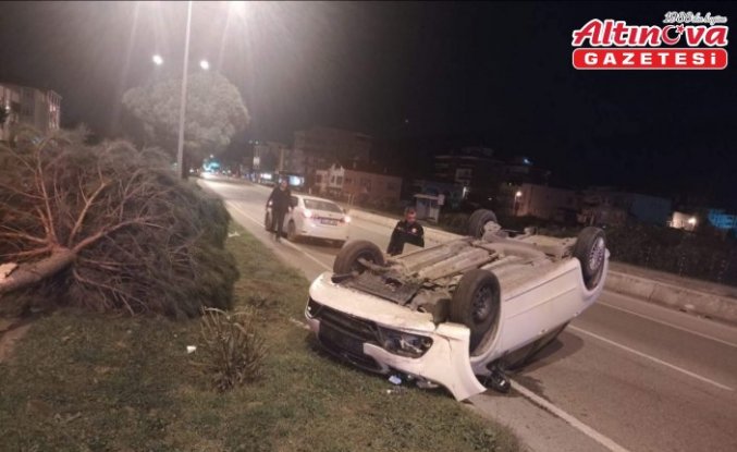 Atakum'da iki ayrı kazada 2 kişi yaralandı