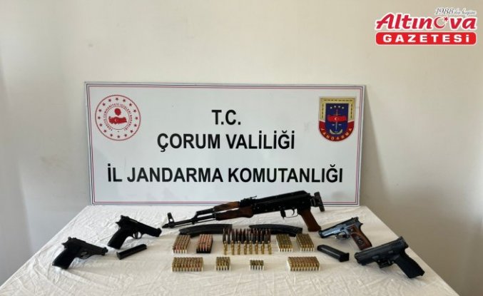 Çorum'da kaçak silah ticareti iddiasıyla 1 kişi tutuklandı