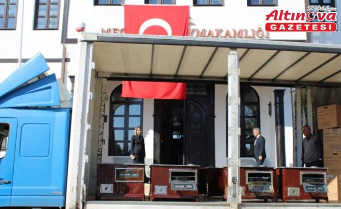 Mecitözü Kaymakamlığından dar gelirli ailelere soba yardımı