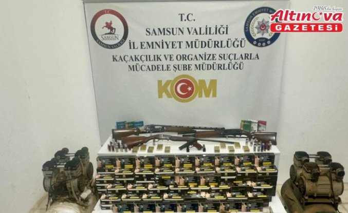 Samsun'da kaçakçılık operasyonunda 1 kişi yakalandı