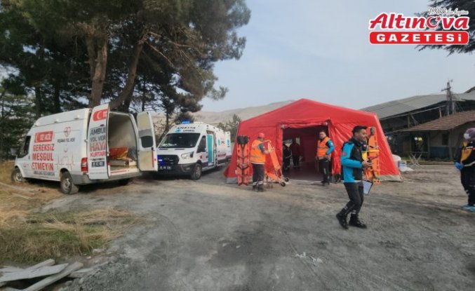 Suluova’da maden kazası tatbikatı gerçekleştirildi