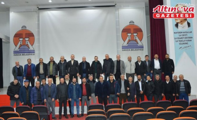 Havza SYDV Mütevelli Heyeti'ne muhtar üye seçimi yapıldı