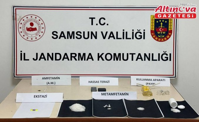 Samsun'da uyuşturucu operasyonunda 3 zanlı yakalandı