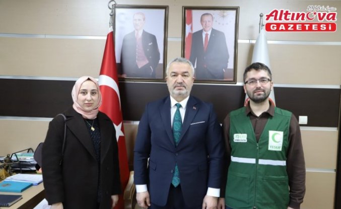 Yeşilay Samsun Şubesinden 19 Mayıs Belediye Başkanı Topaloğlu'na ziyaret