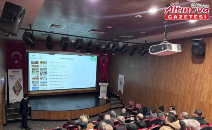 Asarcık'ta çiftçilere bilgilendirme yapıldı
