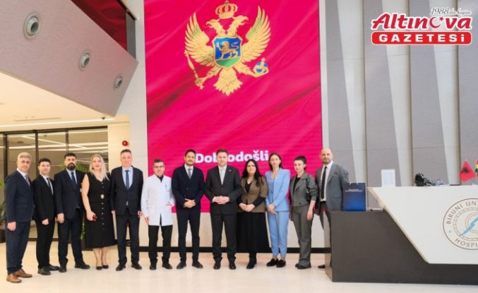 Karadağ Sağlık Bakanı Simun Biruni Üniversitesi Tıp Fakültesi Hastanesini ziyaret etti