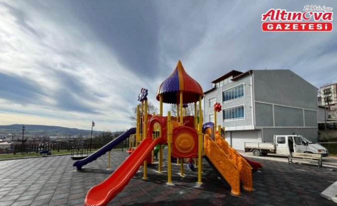 Kavak'ta Atatürk Parkı belediye tarafından yenilendi