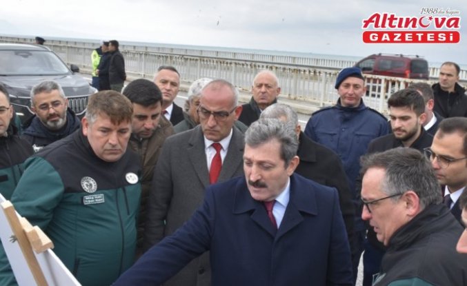 Samsun Valisi Tavlı, Yakakent OSB'de Güzelceçay Çayı ıslah çalışmalarını inceledi