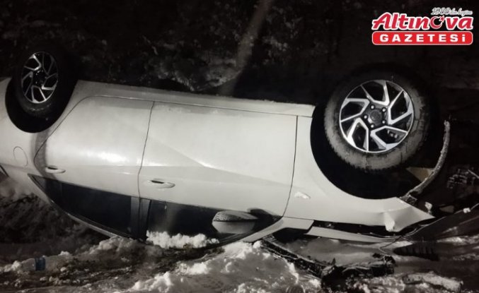 Samsun'da otomobilin devrilmesi sonucu 4 kişi yaralandı