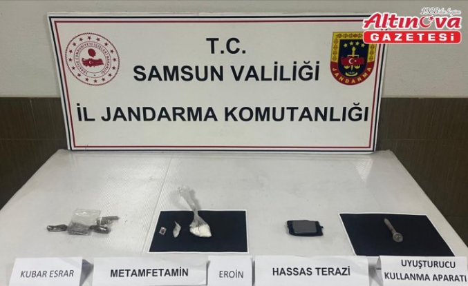 Samsun'da uyuşturucu operasyonunda 2 zanlı yakalandı
