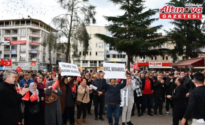 Terme'de Evci Mahallesi sakinlerinden idari yapı değişikliğine ilişkin açıklama
