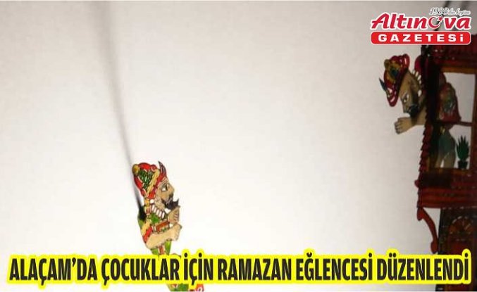 Alaçam'da çocuklar için ramazan eğlencesi düzenlendi
