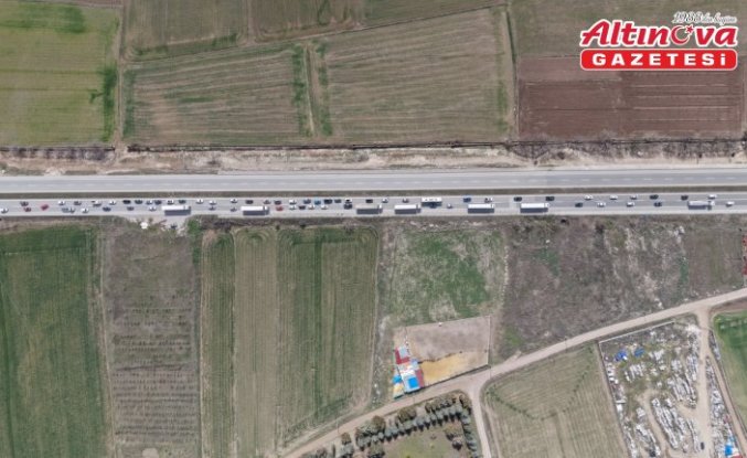 Amasya'da bayram trafiği devam ediyor