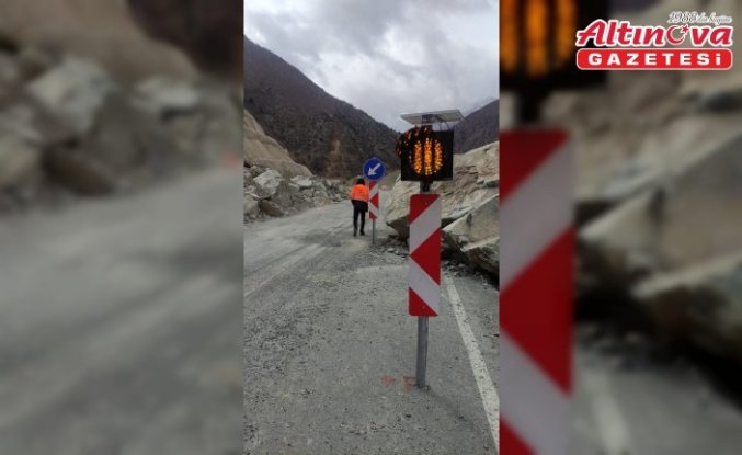 Artvin-Şavşat kara yolu tek yönlü ulaşıma açıldı