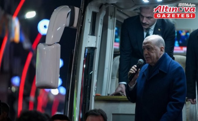 Cumhurbaşkanı Erdoğan, memleketi Rize'nin Güneysu ilçesinde vatandaşlara hitap etti: