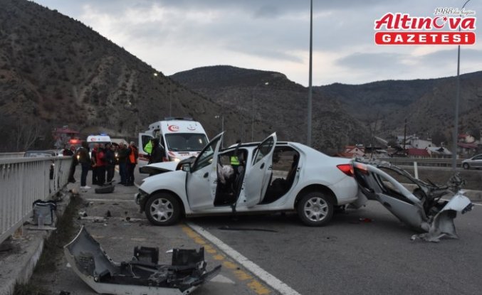 Gümüşhane'de trafik kazasında 3 kişi yaralandı