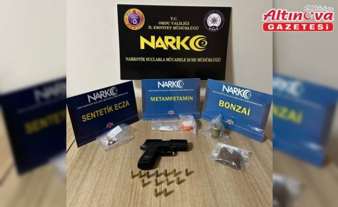 Ordu'da uyuşturucu operasyonunda 2 zanlı tutuklandı