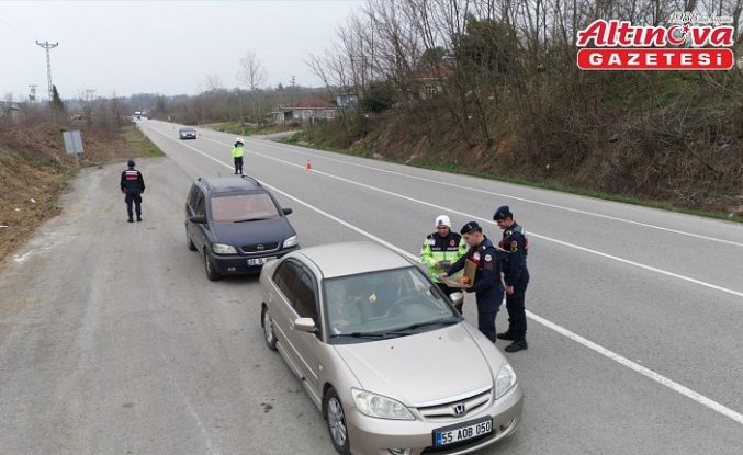 Salıpazarı'nda trafik uygulaması yapıldı