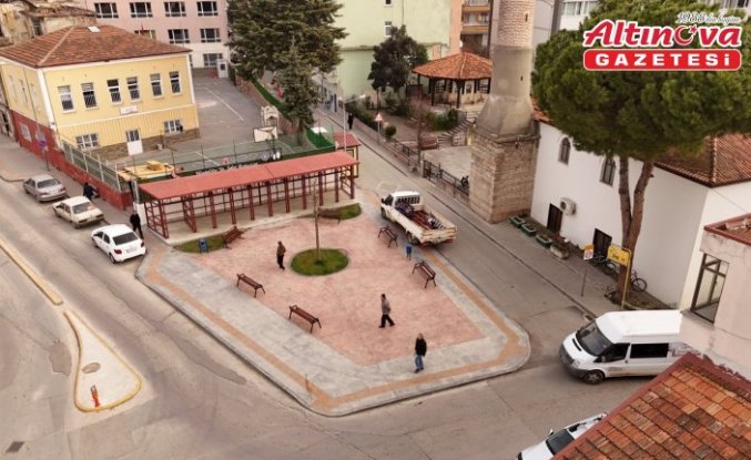 Bafra'da ayakkabı boyacıları için modern lostra alanı inşa ediliyor