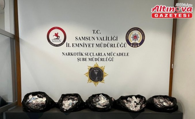 Samsun'da uyuşturucu operasyonunda 5 zanlı yakalandı