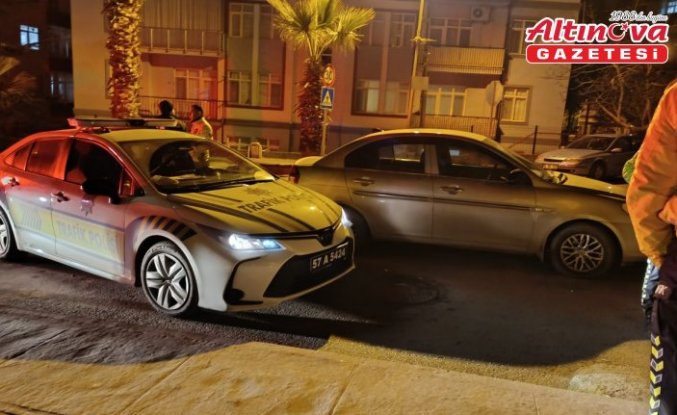 Sinop'ta tartıştığı sürücünün önünü kesen alkollü sürücüye 205 bin lira ceza uygulandı