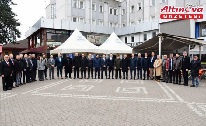 Terme’de bayramlaşma töreni düzenlendi