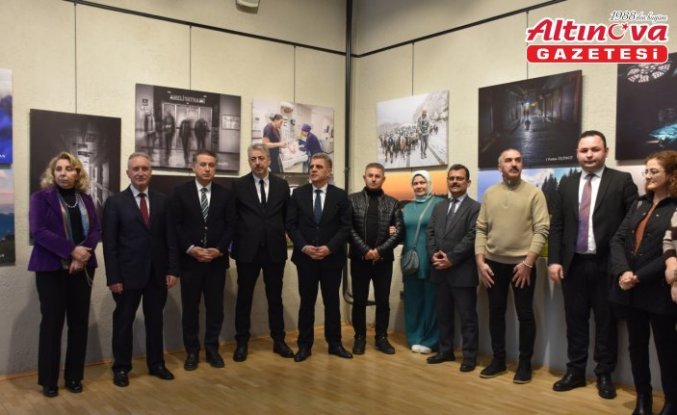Trabzon'da sağlık çalışanlarının çektiği fotoğraflardan oluşan sergi açıldı