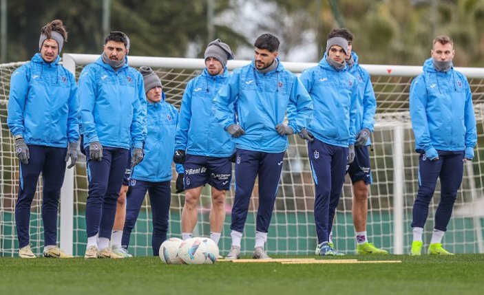 Trabzonspor, Galatasaray maçının hazırlıklarını sürdürdü