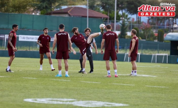 Trabzonspor, Kasımpaşa maçı hazırlıklarını sürdürdü