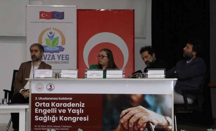 Samsun'da 3. Uluslararası Orta Karadeniz Engelli ve Yaşlı Sağlığı Kongresi başladı